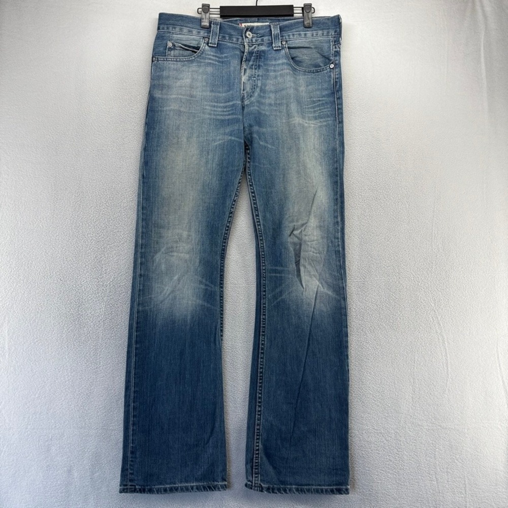 Vintage Levis Jeans Mens 33x34 Blue 512 Bootcut Denim Baggy y2k Dark Western